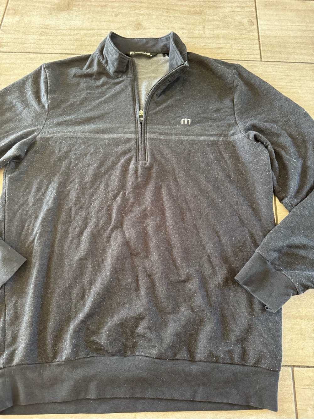 Travis Mathew Hot Cocoa 1/4 Zip Pullover Sz M Mens Golf